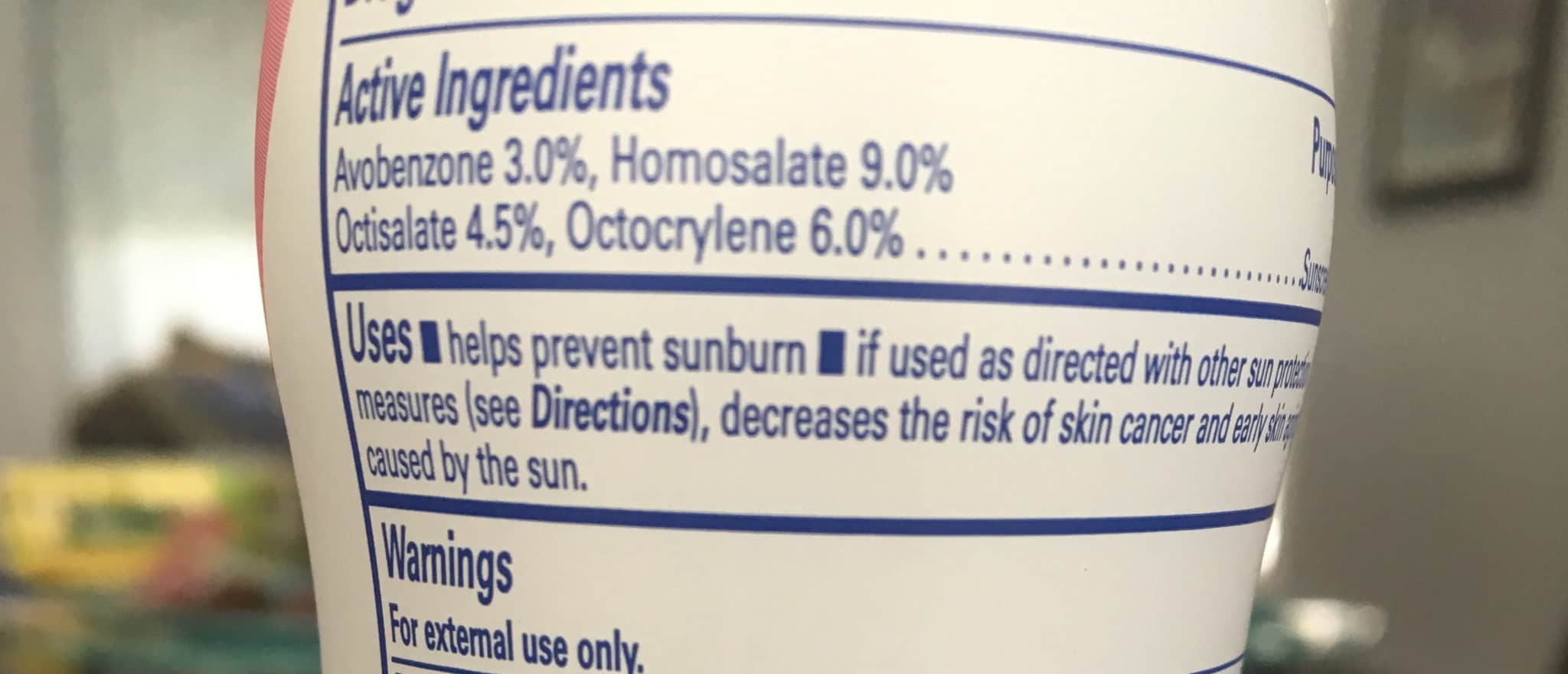 sunscreen ingredients