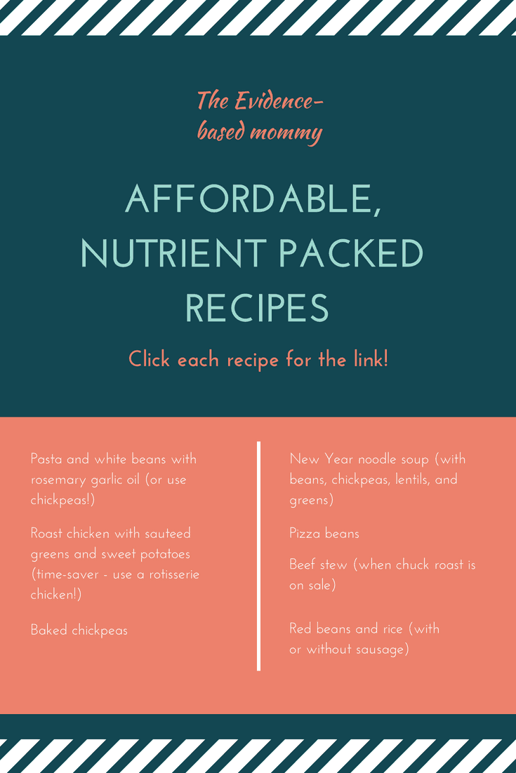 AFFORDABLE, NUTRIENT PACKED RECIPES