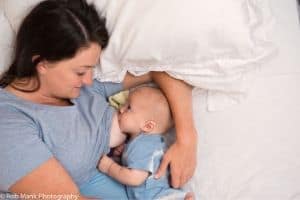 side lying breastfeeding position