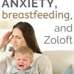 Woman with postpartum anxiety