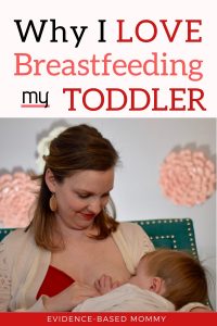 toddler breastfeeding