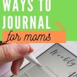 journaling for moms