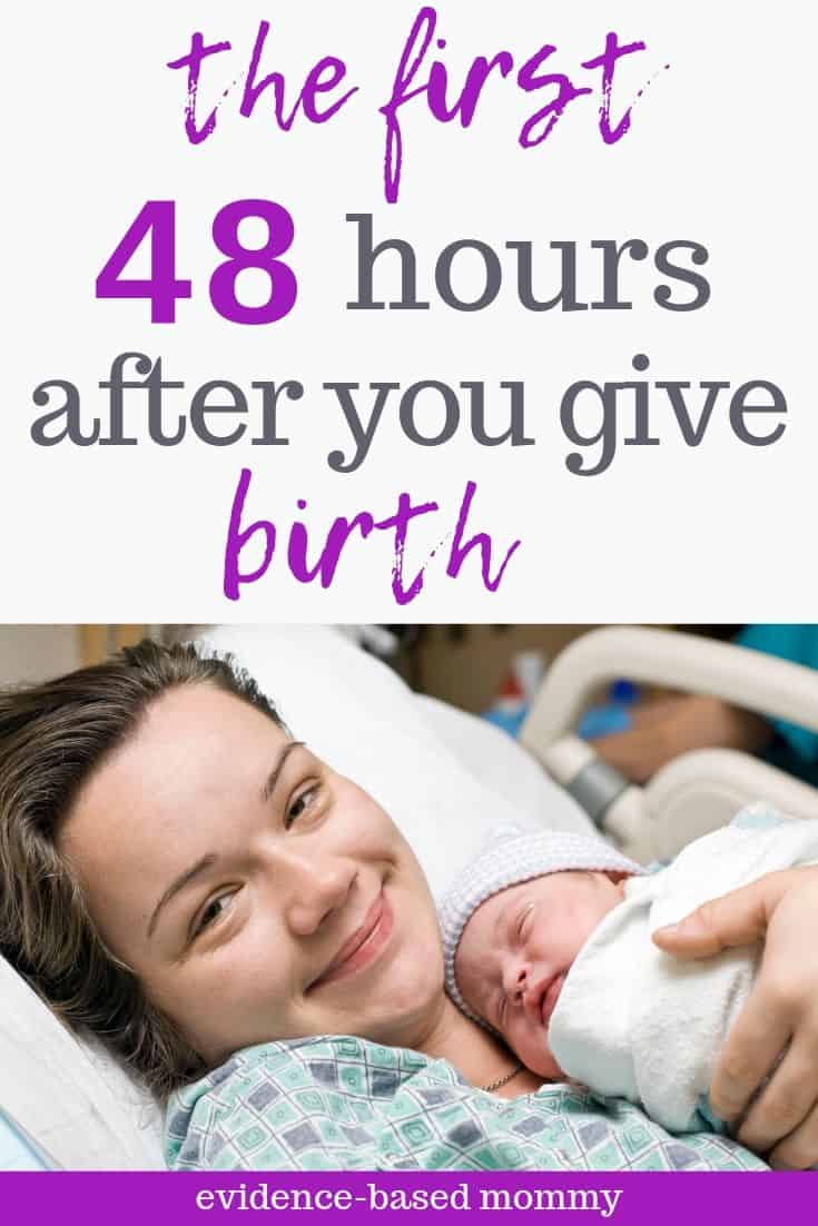 11 tips for the first 48 hours postpartum