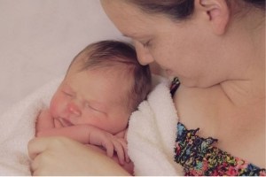 mommy and newborn