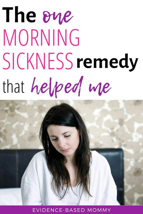 morning sickness remedy