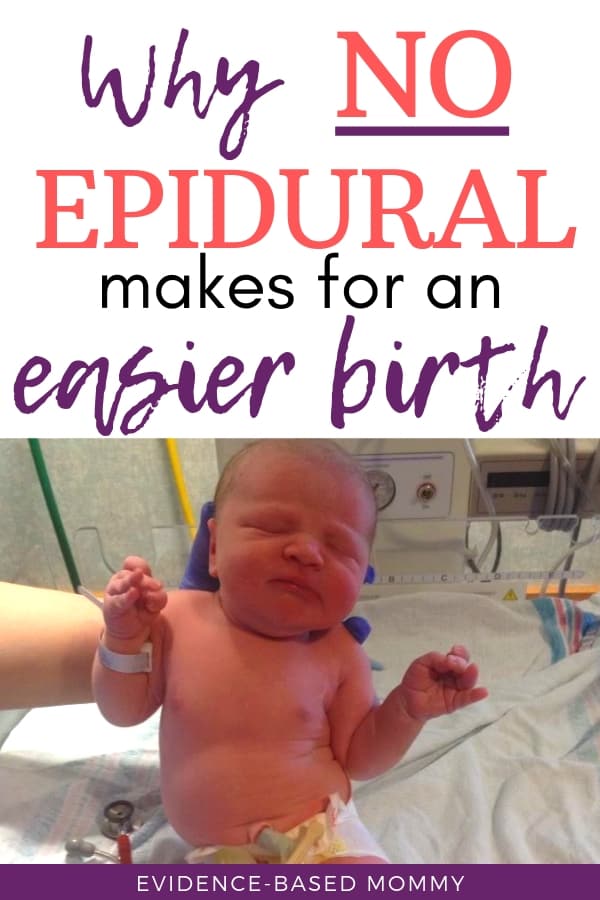 no epidural is better
