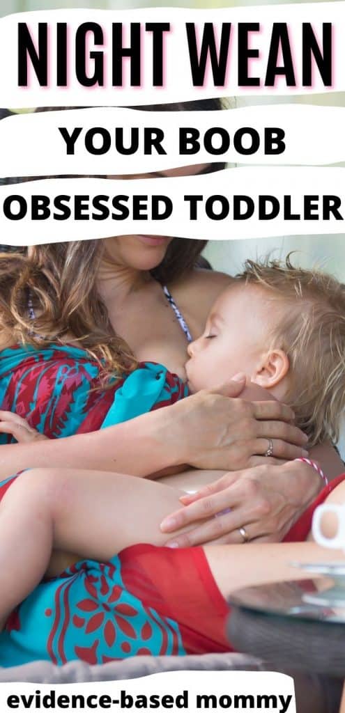 Night Wean your boob-obsessed toddler pin
