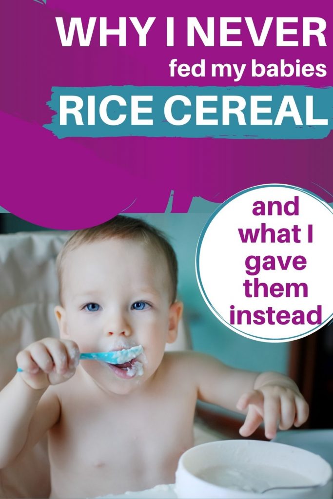 Why your baby shouldn't eat rice cereal