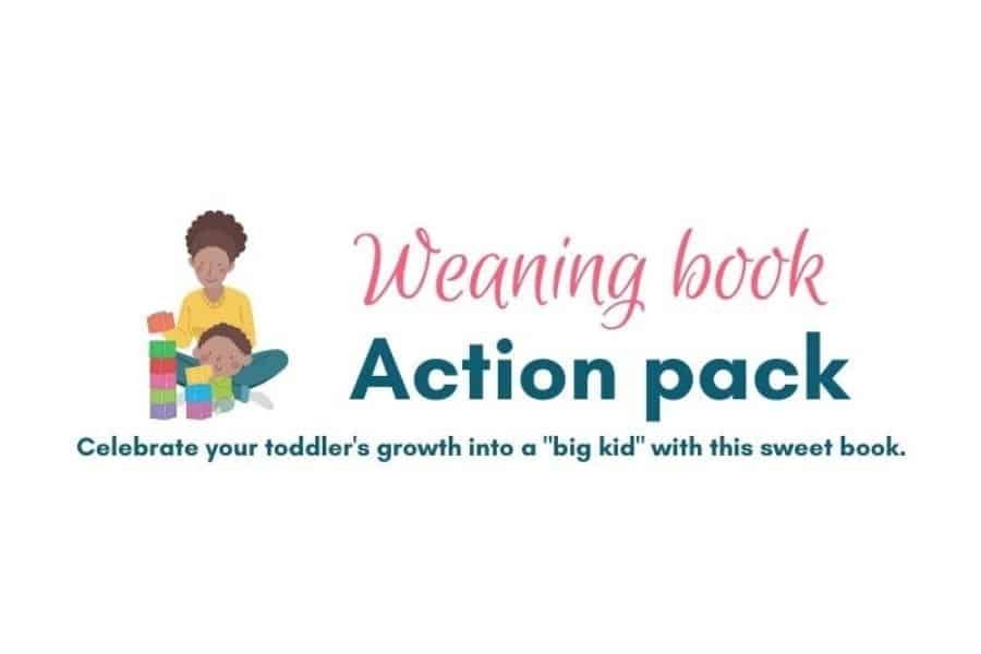 weaning book action pack logo