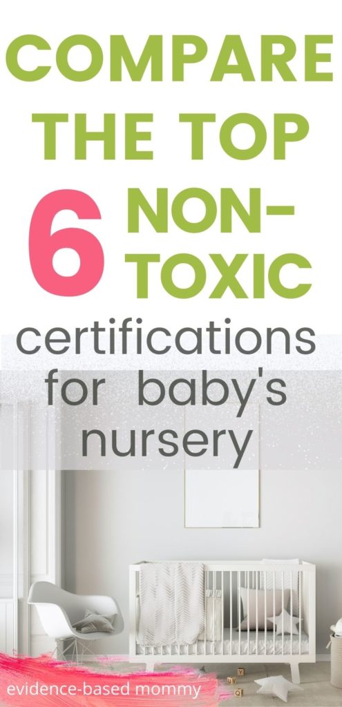 Top 6 non-toxic certifications for nursery furniture