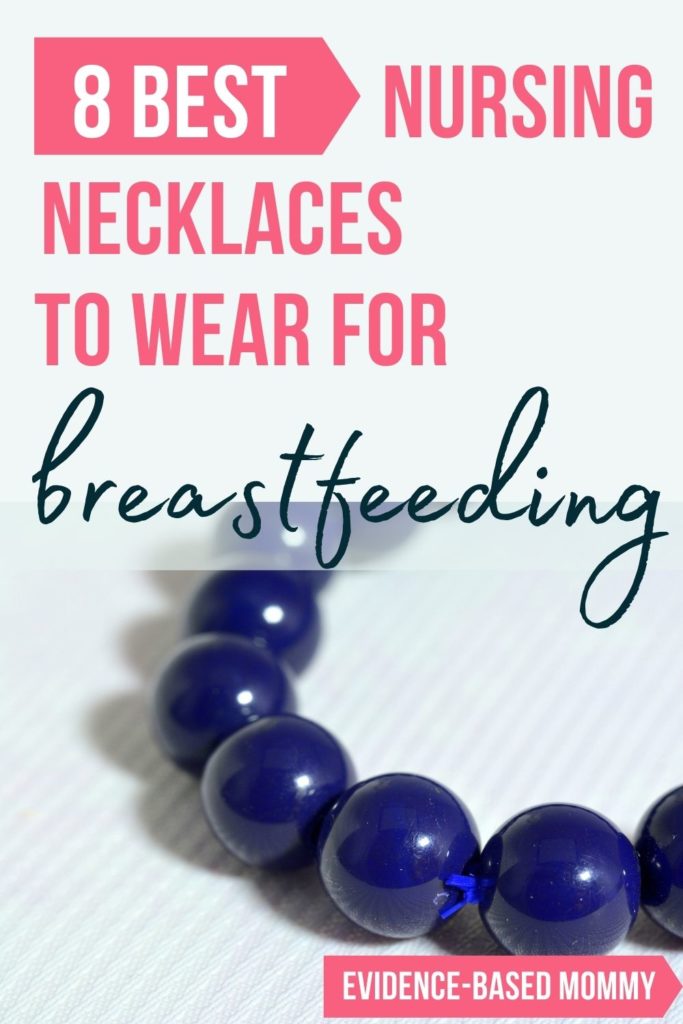 A nursing necklace can help with distracted babies during breastfeeding.