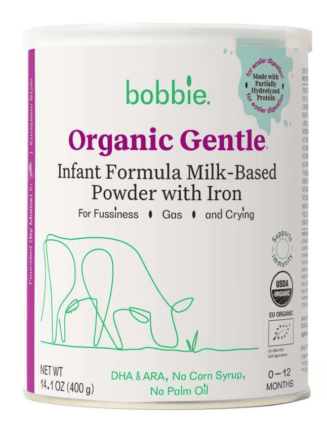 Bobbie Organic Gentle formula