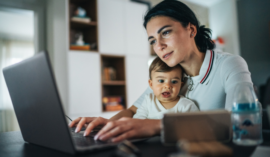 mom laptop 