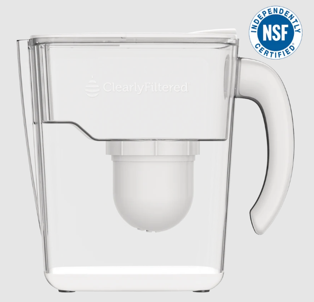 Clearly Filtered Pitcher: Longest Filter Life
